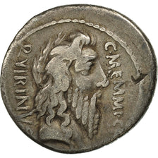 Moneta, Memmia, Denarius, Rome, MB+, Argento, Crawford:427/2
