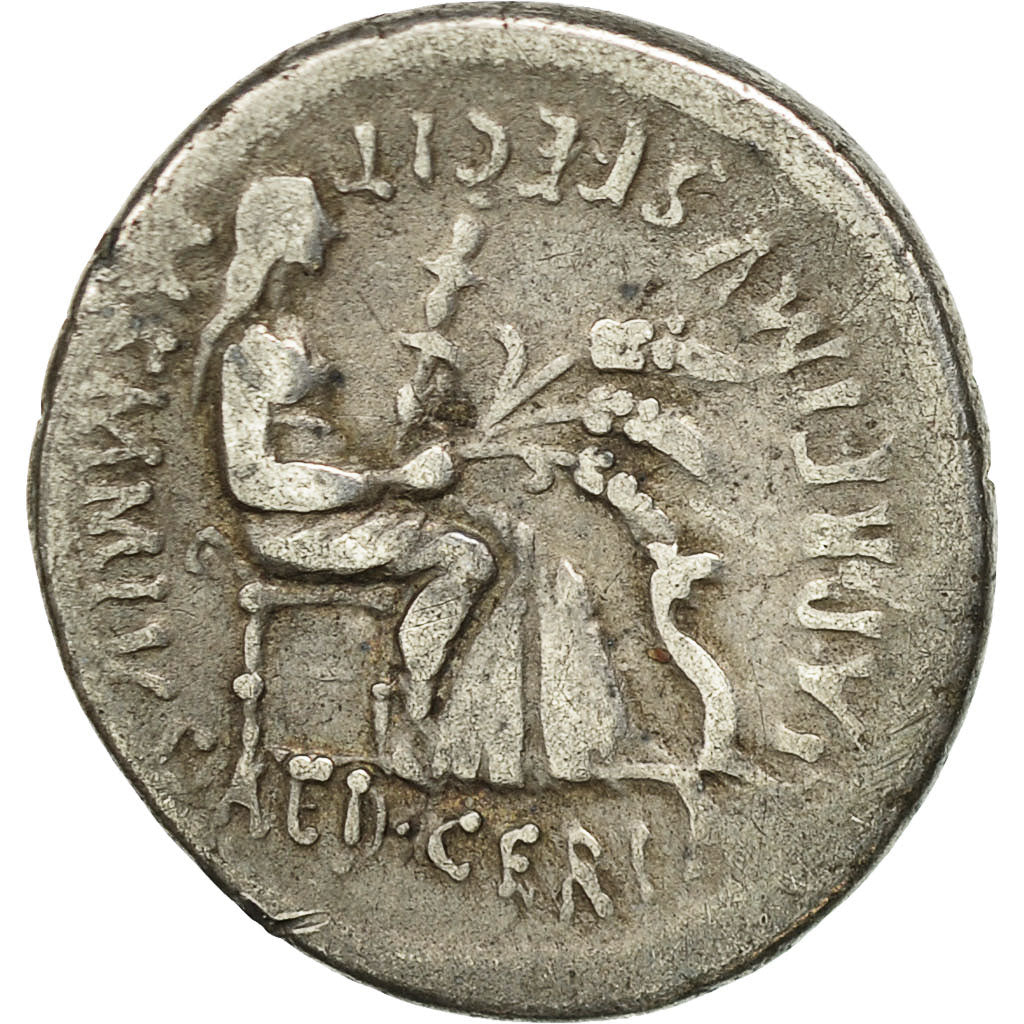 Coin, Memmia, Denarius, Rome, VF(30-35), Silver, Crawford:427/2