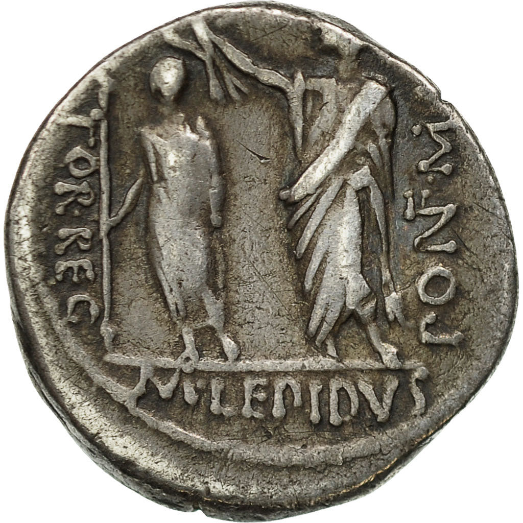 Coin, Aemilia, Denarius, Rome, EF(40-45), Silver, Crawford:419/2