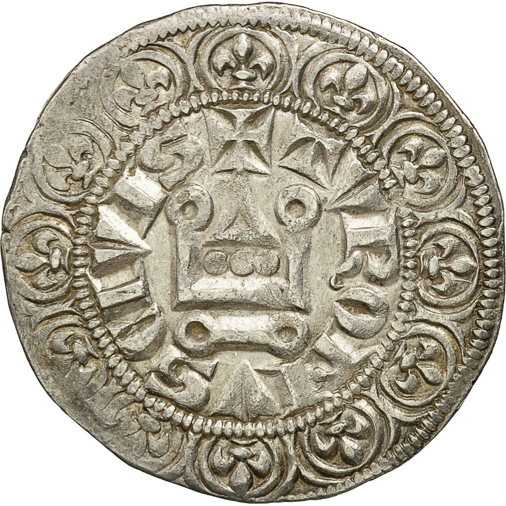 Coin, France, Philip IV, Gros Tournois, EF(40-45), Silver, Duplessy:214