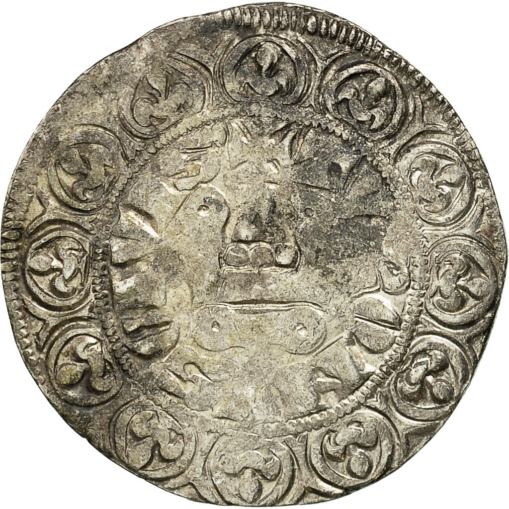 Munten, Frankrijk, Filip IV, Gros Tournois, FR, Zilver, Duplessy:214