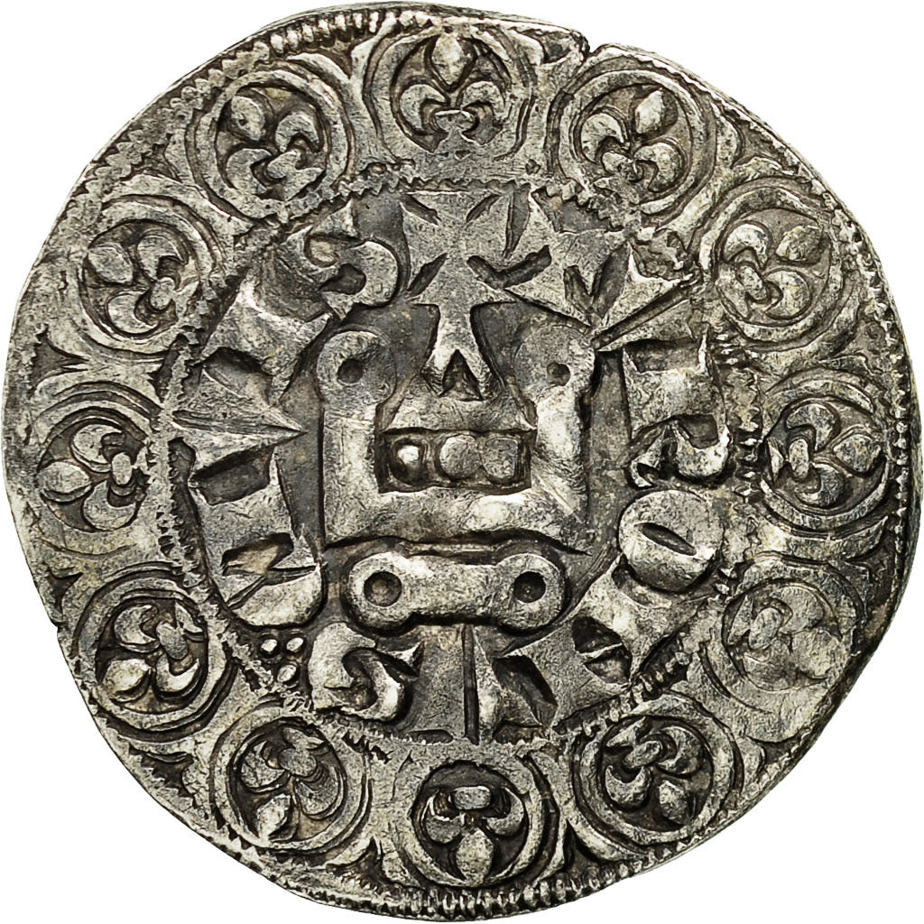 Coin, France, Philip IV, Gros Tournois, EF(40-45), Silver, Duplessy:214