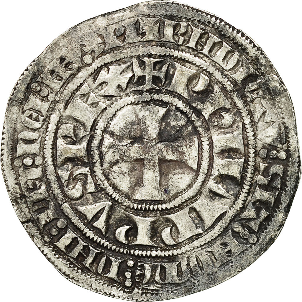 Coin, France, Philip IV, Gros Tournois, EF(40-45), Silver, Duplessy:214