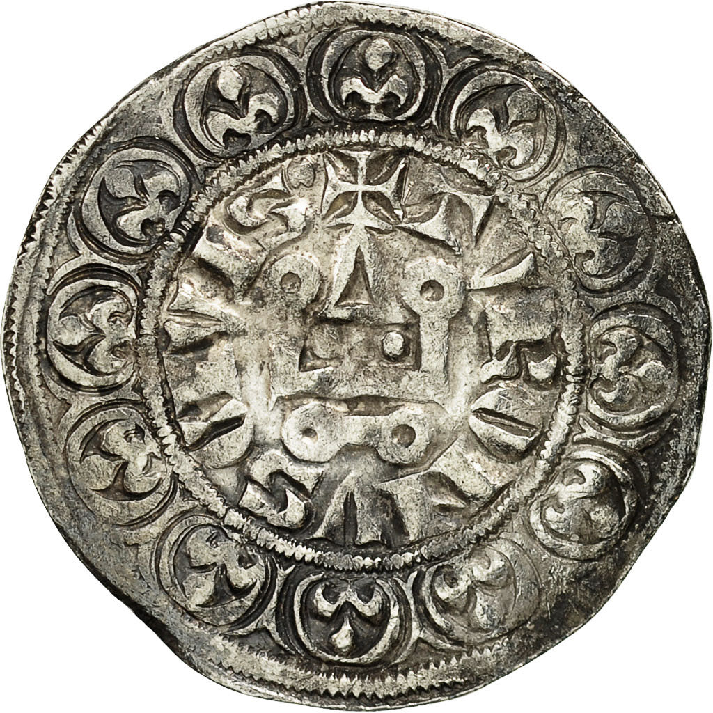 Coin, France, Philip IV, Gros Tournois, EF(40-45), Silver, Duplessy:214