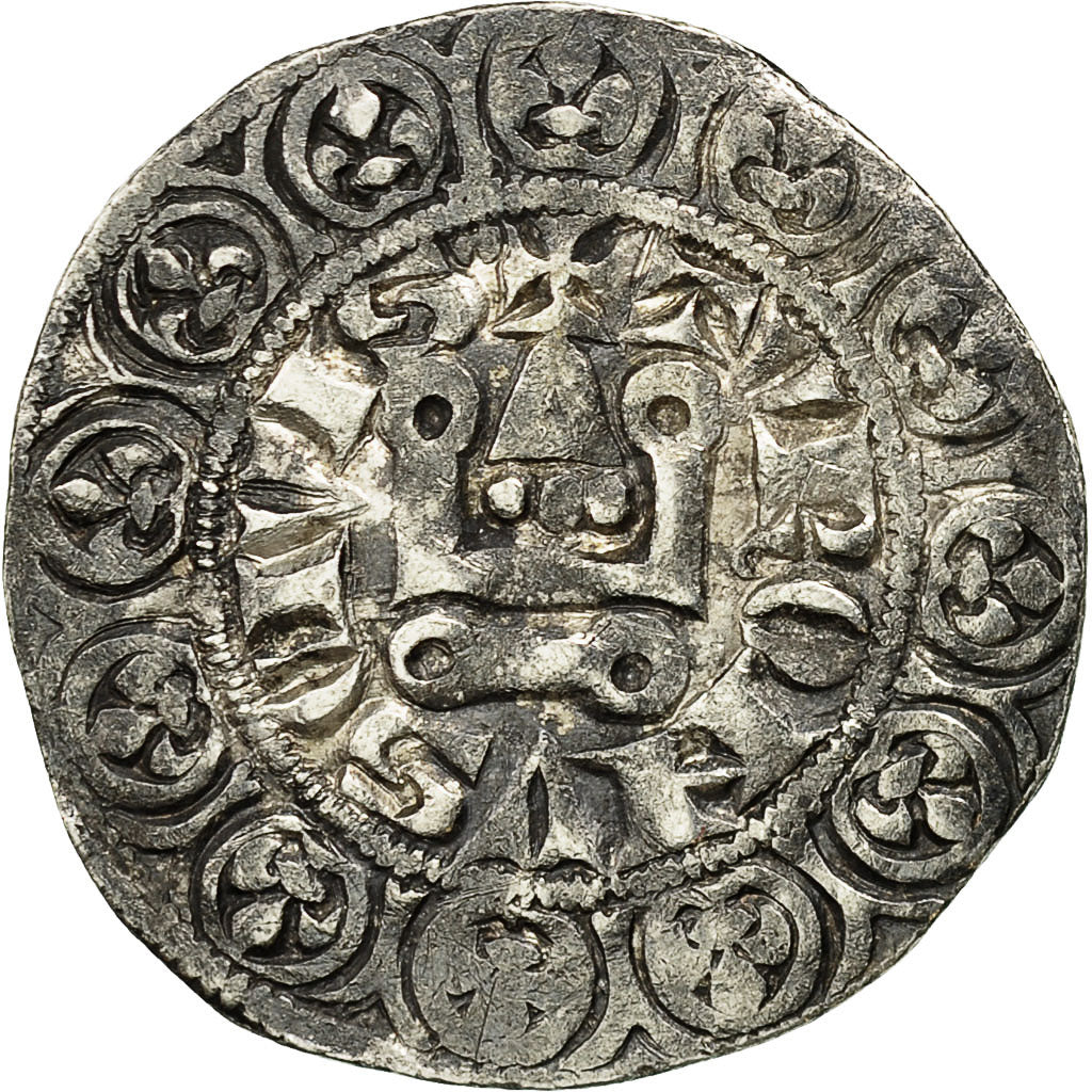 Coin, France, Philip IV, Gros Tournois, VF(30-35), Silver, Duplessy:214