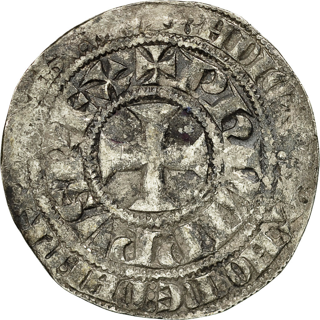 Coin, France, Philip IV, Gros Tournois, VF(20-25), Silver, Duplessy:214