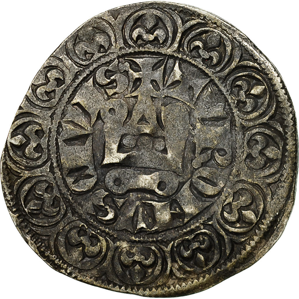 Monnaie, France, Philippe IV, Gros Tournois, TB+, Argent, Duplessy:214