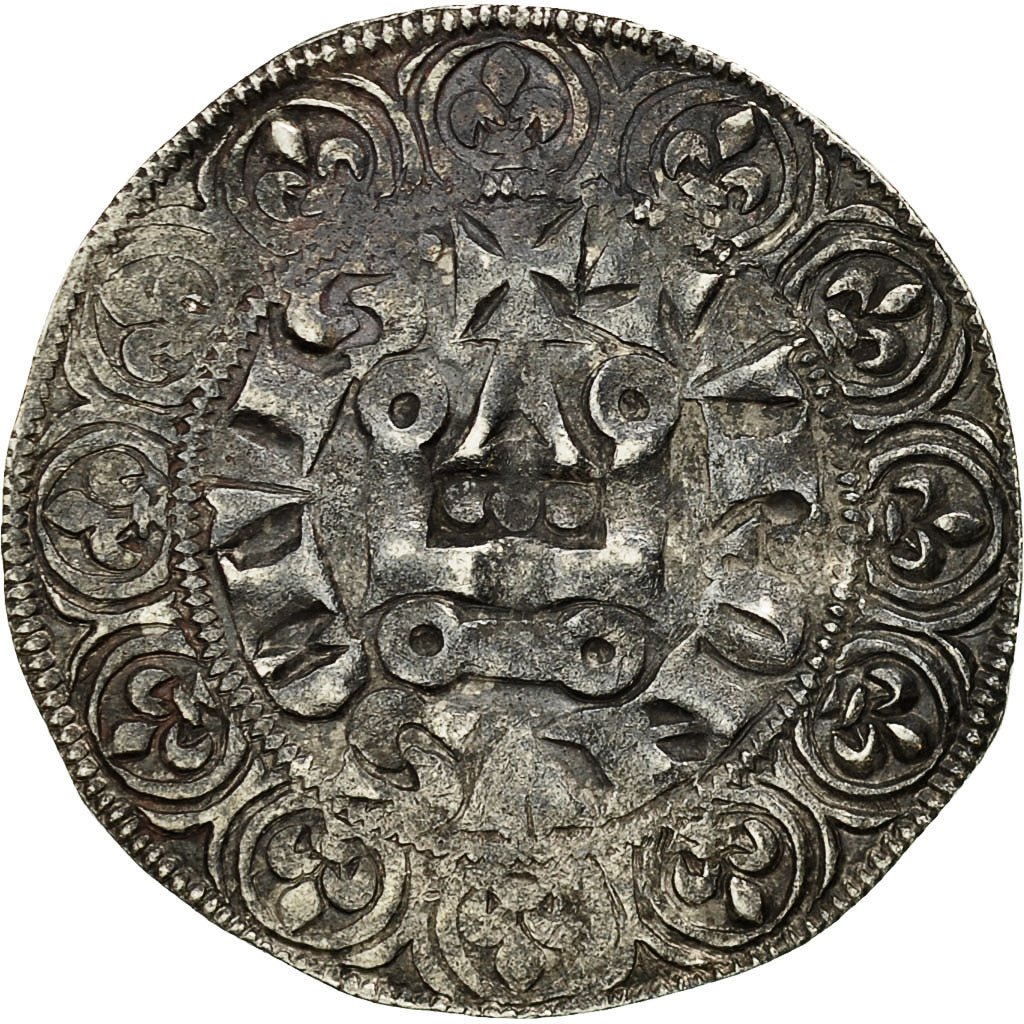 Münze, Frankreich, Philip IV, Gros Tournois, S+, Silber, Duplessy:214