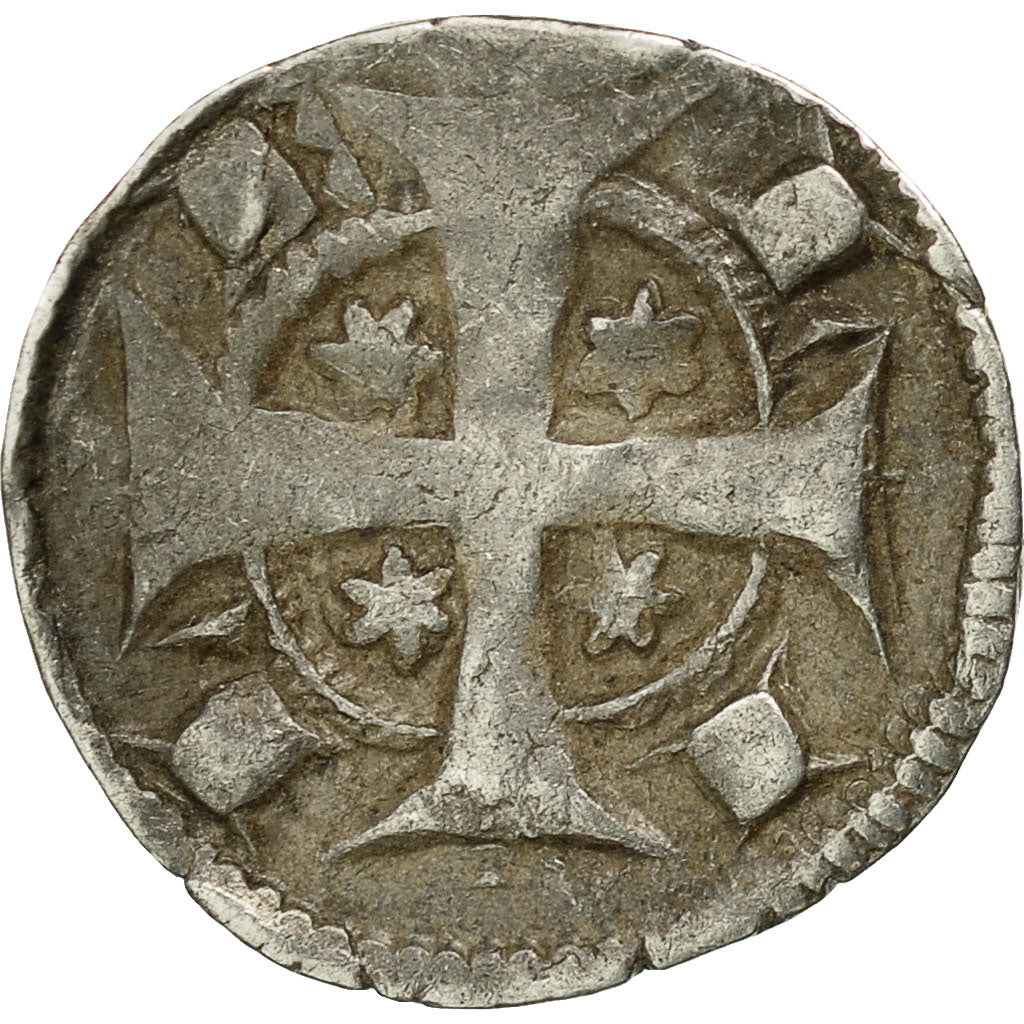 Moneta, Francia, Flanders, Denarius, Lille, BB, Argento, Ghyssens:275