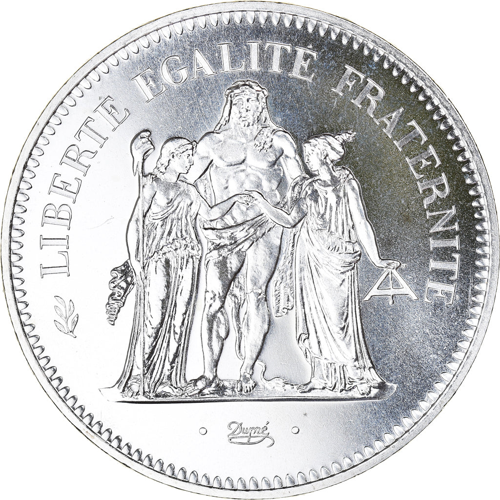 Coin, France, Hercule, 50 Francs, 1974, Paris, FDC, MS(65-70), Silver, KM:941.1