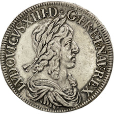 Coin, France, Louis XIII, Écu de 60 Sols, deuxième poinçon de Warin, Ecu