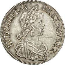 Moneda, Francia, Louis XIV, Écu à la mèche courte, Ecu, 1643, Paris, EBC