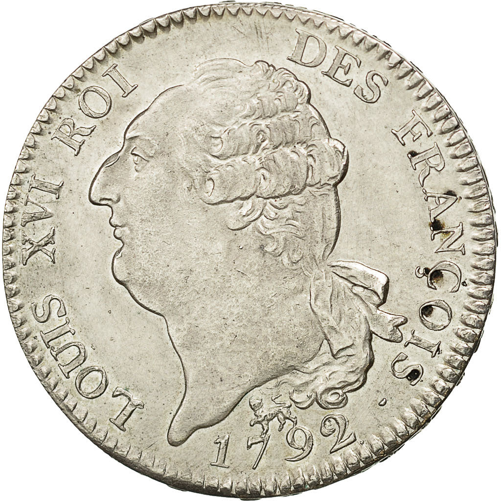Münze, Frankreich, Écu de 6 livres françois, ECU, 6 Livres, 1792, Paris, UNZ