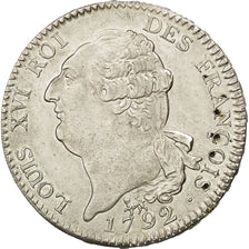 Coin, France, Écu de 6 livres françois, ECU, 6 Livres, 1792, Paris, MS(63)