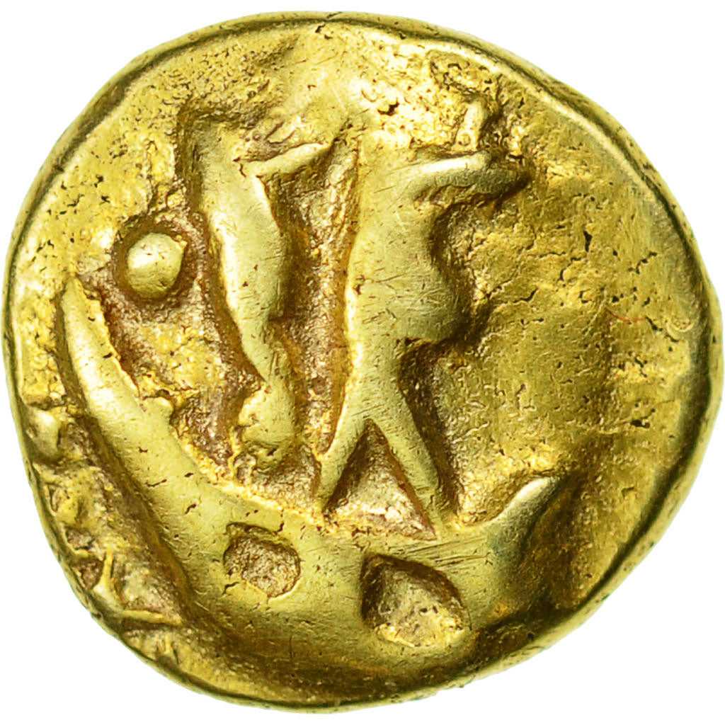 Coin, Morini, 1/4 Stater, AU(50-53), Gold, Delestrée:249