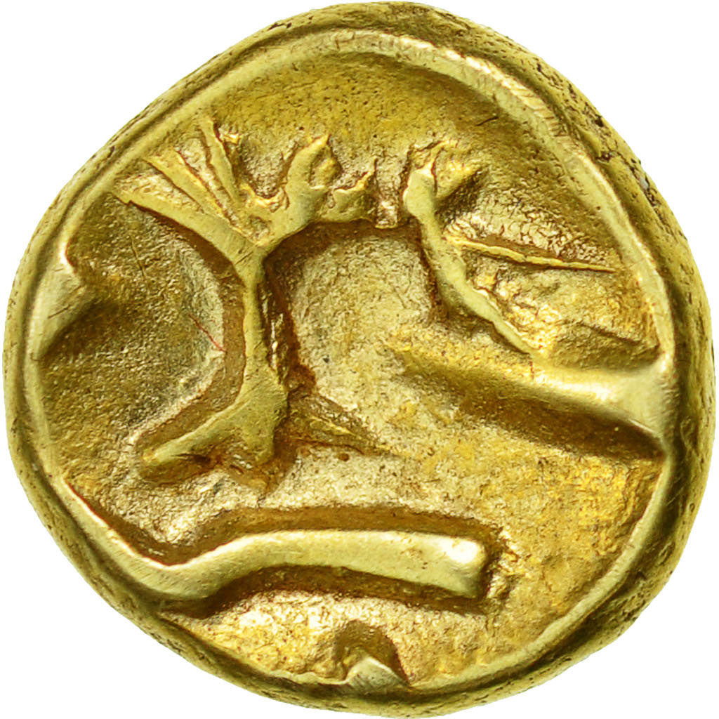 Coin, Morini, 1/4 Stater, AU(50-53), Gold, Delestrée:249