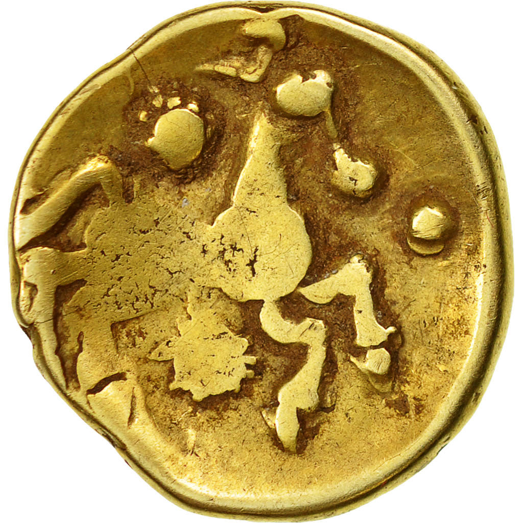 Coin, Bellovaci, Stater, VF(20-25), Gold, Delestrée:268var