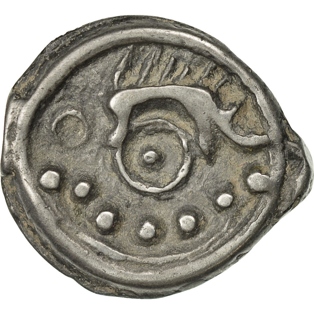 Monnaie, Turons, Potin à la tête diabolique, TTB, Potin, Delestrée:3509var