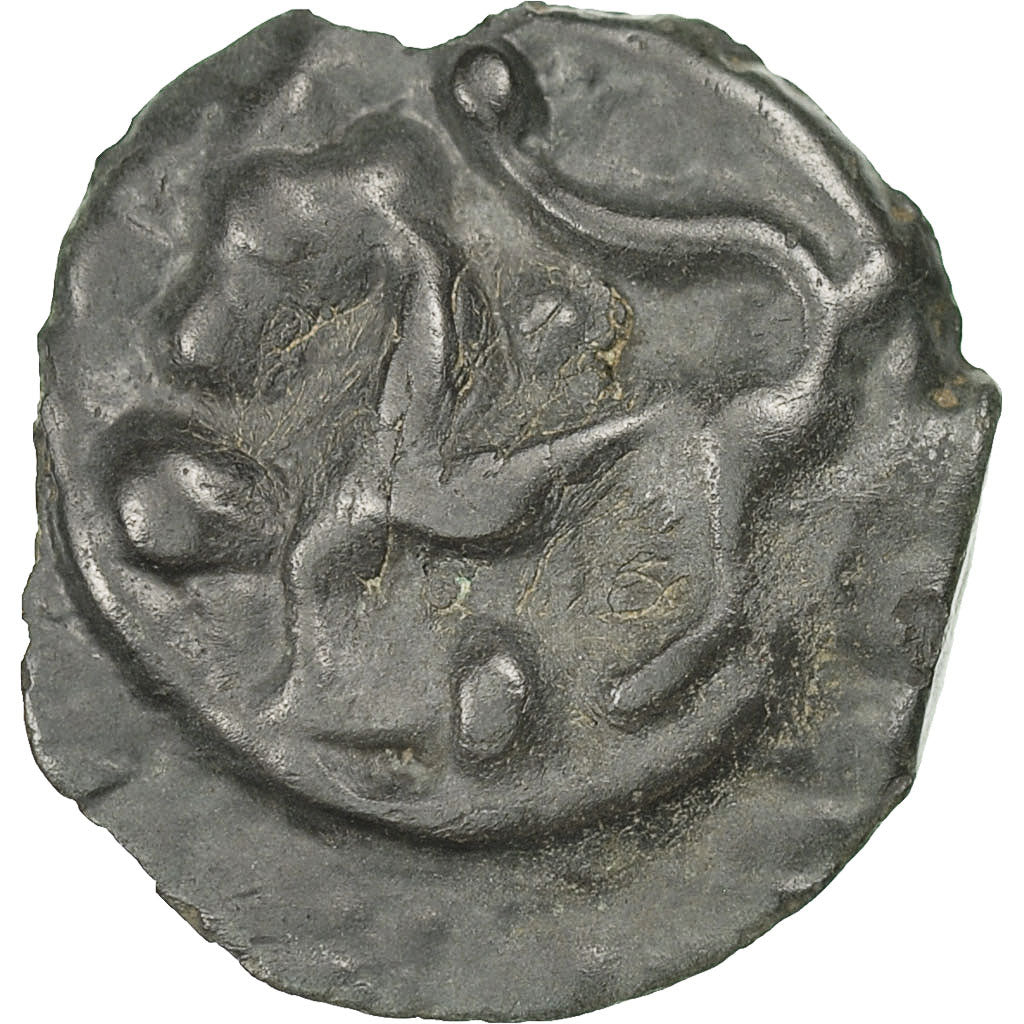 Coin, Senones, Potin, EF(40-45), Potin, Delestrée:2641