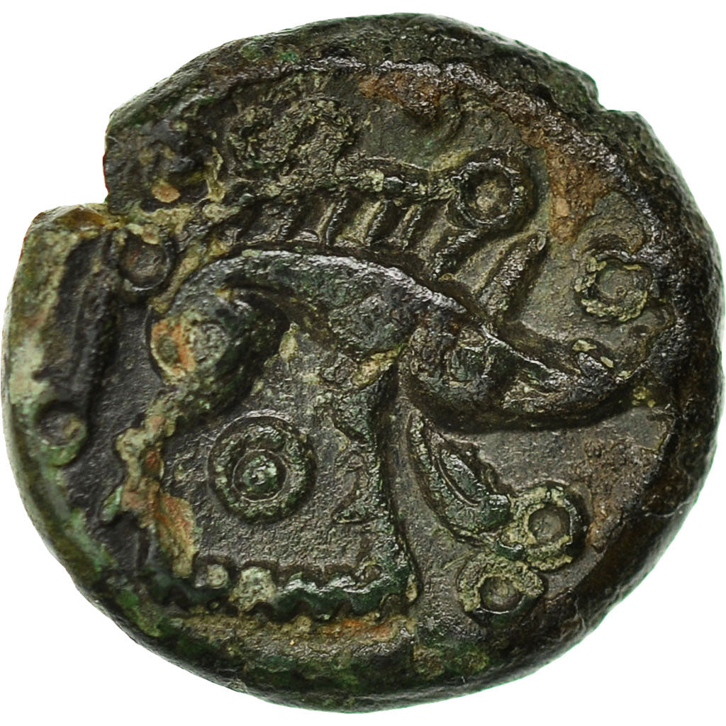 Coin, Ambiani, Bronze, EF(40-45), Bronze, Delestrée:449