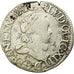 Moneta, Francja, Louis XIII, 1/2 Franc, grosse tête laurée au col fraisé, 1/2