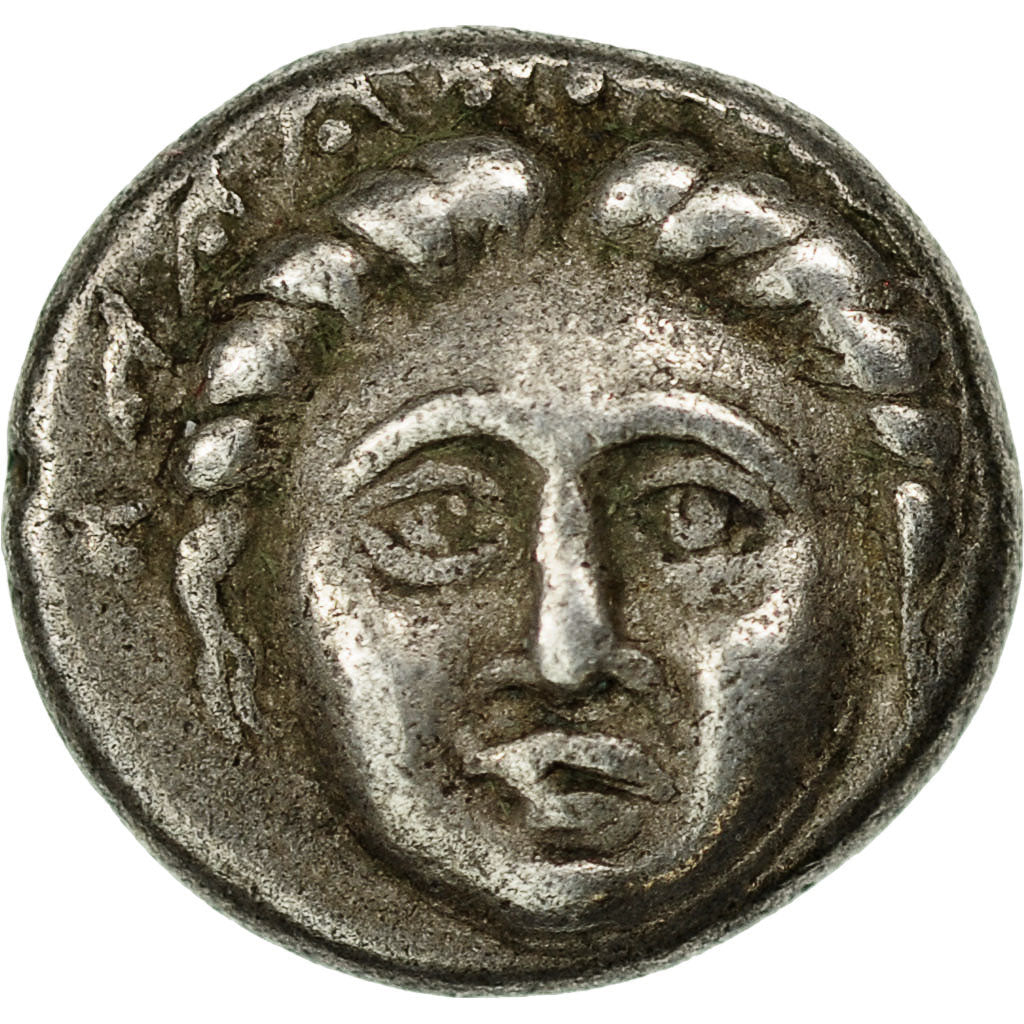 Coin, Thrace, Apollonia Pontica, Diobol, AU(50-53), Silver