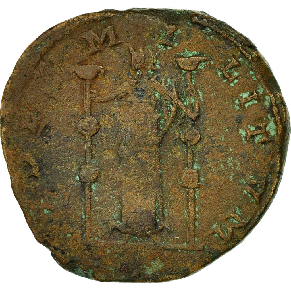 Moneta, Postumus, Double Sestertius, Lyons, MB, Bronzo, RIC:123