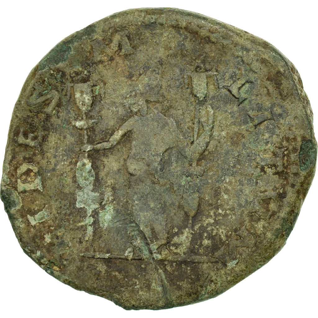 Coin, Postumus, Double Sestertius, Lyons, VF(20-25), Bronze, RIC:123