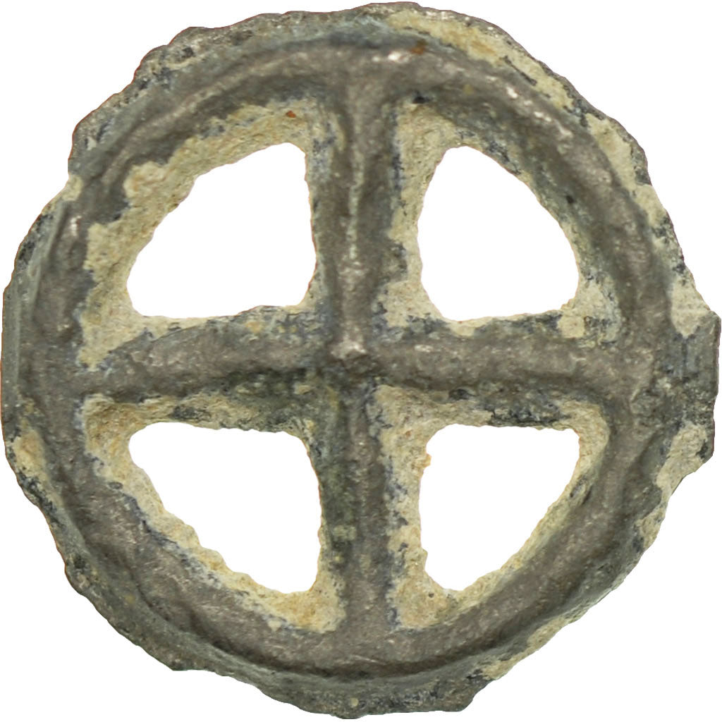 Coin, Celtic Rouelles, Rouelle, EF(40-45), Potin