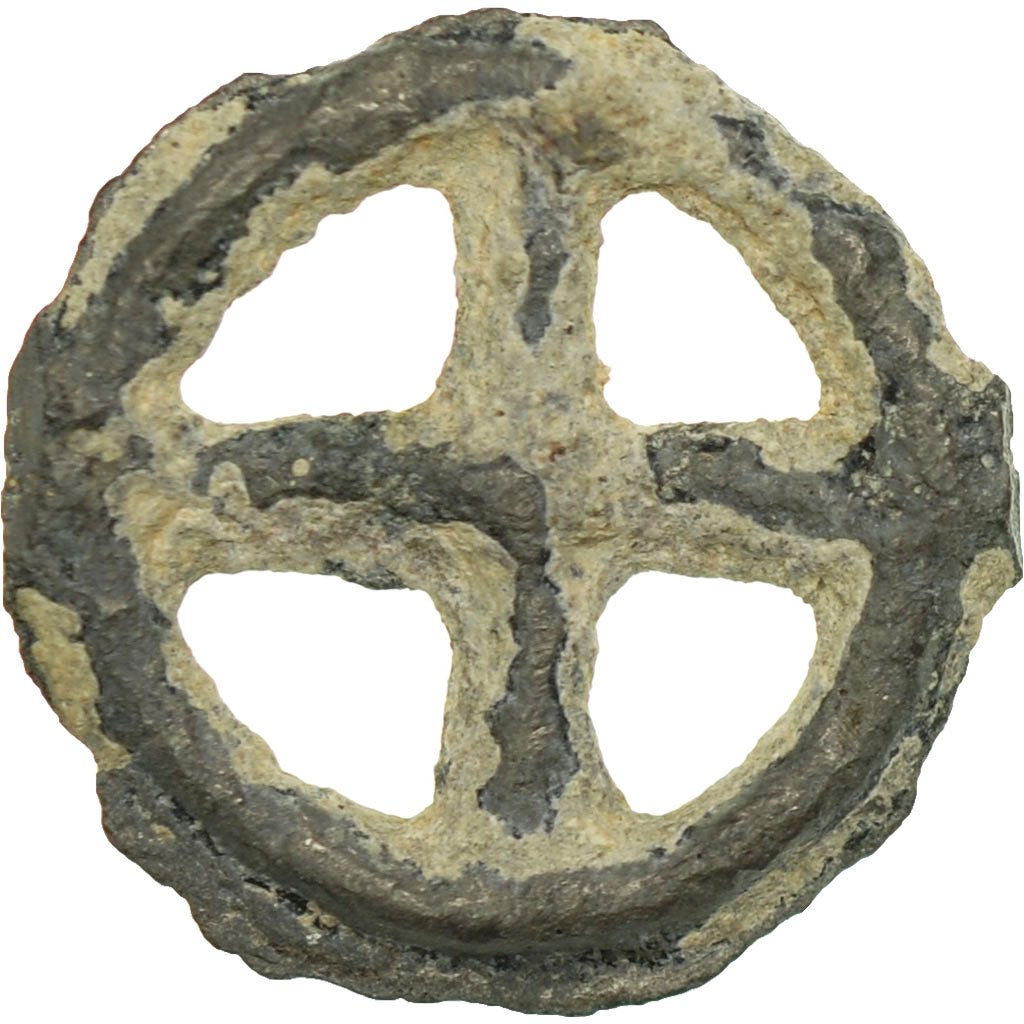 Coin, Celtic Rouelles, Rouelle, EF(40-45), Potin