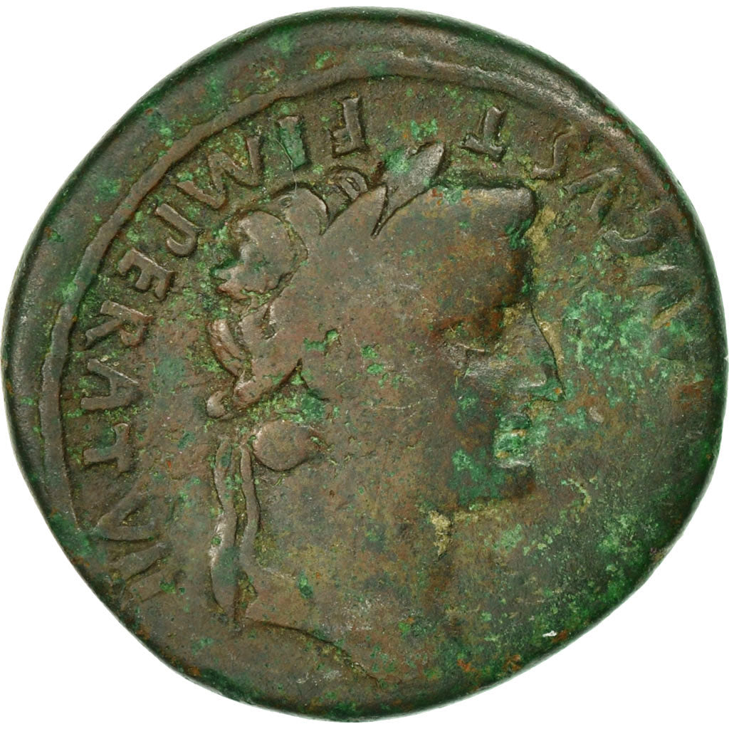 Tiberius, As, Lyons, S, Bronze, RIC:245