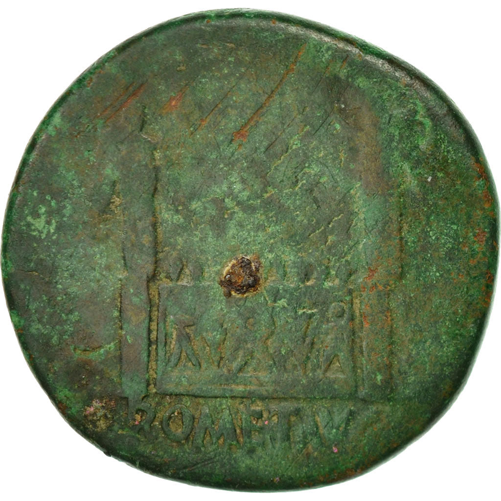 Tiberius, As, Lyons, S, Bronze, RIC:245
