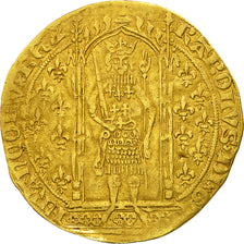 Munten, Frankrijk, Karel V, Franc à pied, ZF, Goud, Duplessy:360