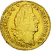 Coin, France, Louis XIV, Louis d'or aux 4 L, Louis d'Or, 1696, Troyes