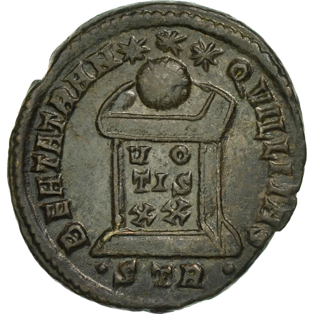 Coin, Crispus, Follis, Trier, AU(50-53), Bronze, RIC:372