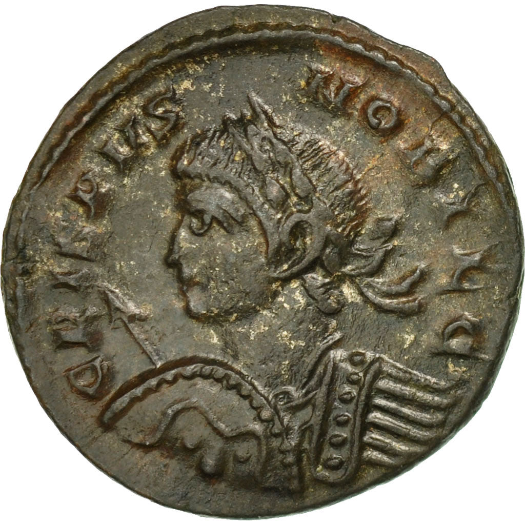 Moneda, Crispus, Follis, London, EBC, Bronce, RIC:279