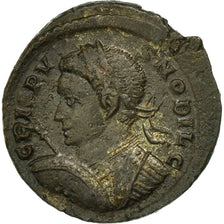 Coin, Crispus, Follis, London, AU(50-53), Bronze, RIC:279