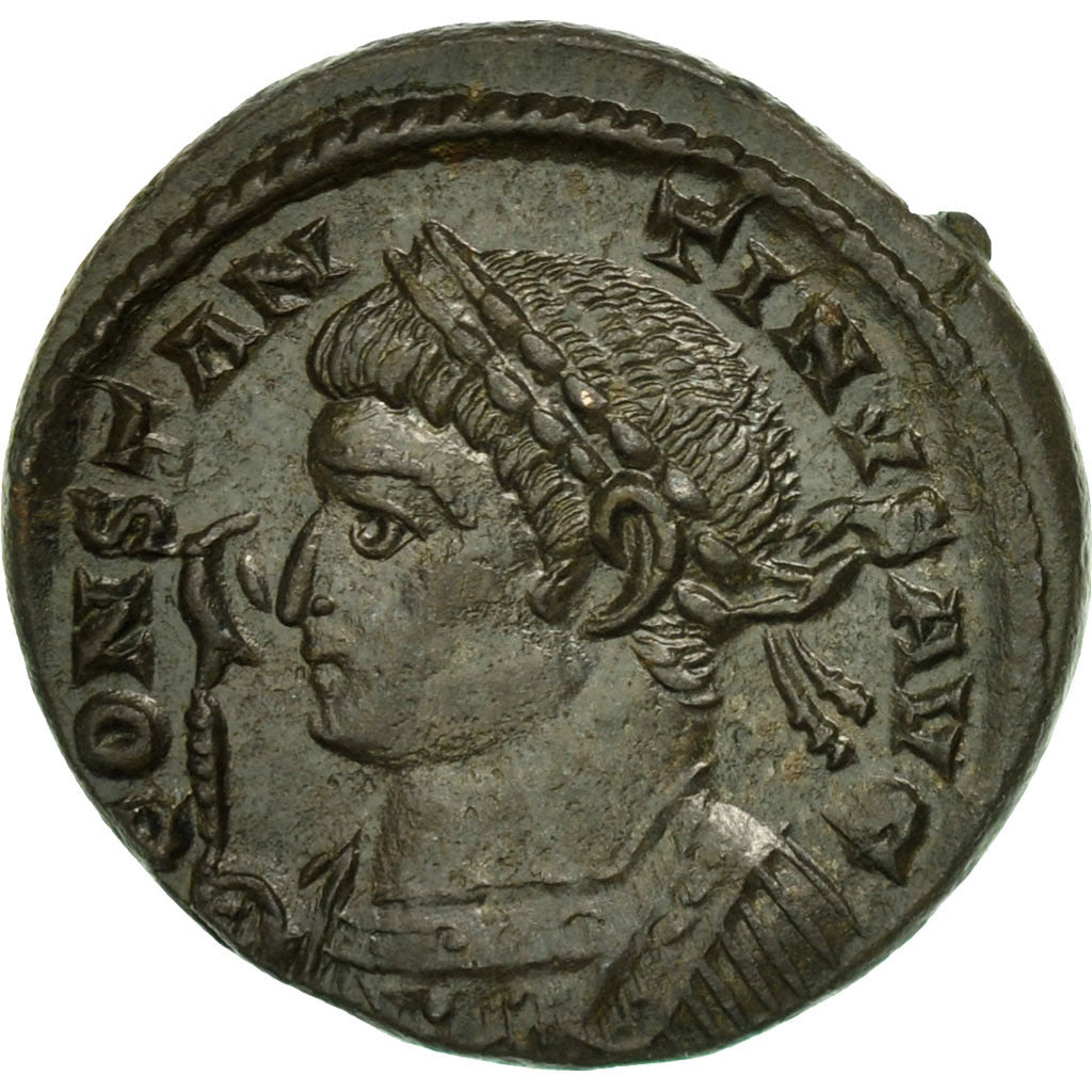 Coin, Constantine I, Follis, London, MS(60-62), Bronze, RIC:243var