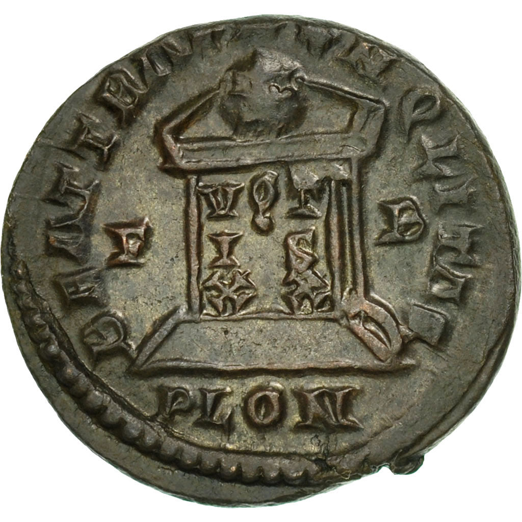 Coin, Constantine I, Follis, London, MS(60-62), Bronze, RIC:243var