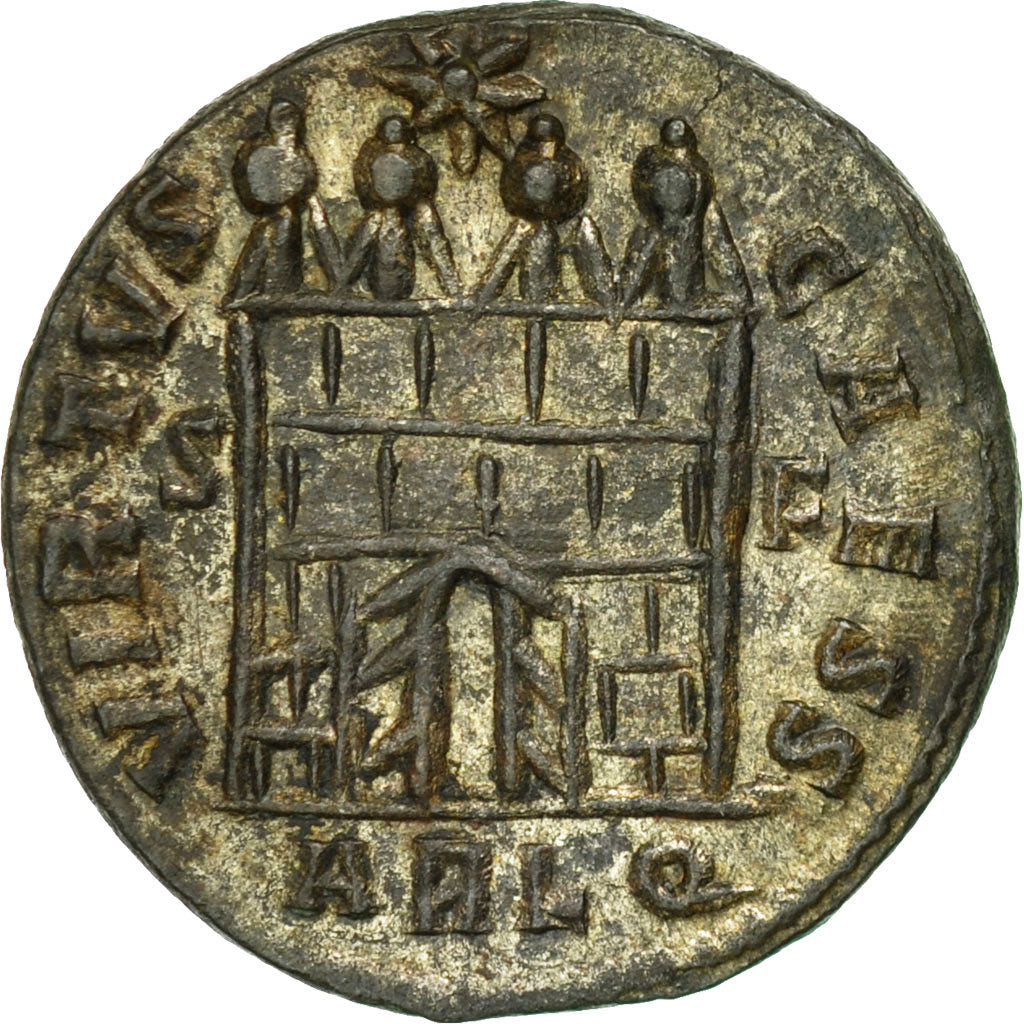 Moneda, Constantius II, Follis, Arles, SC, Bronce, RIC:316