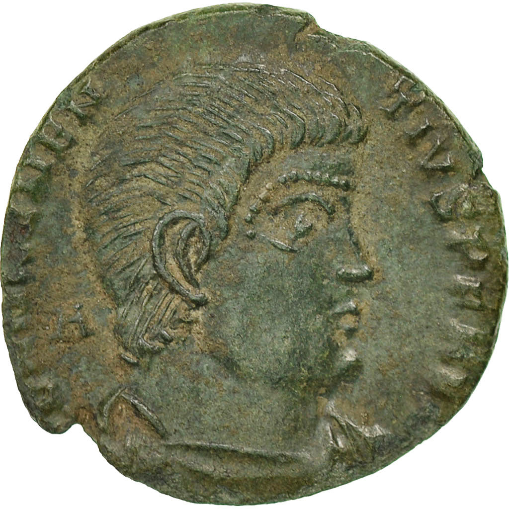 Coin, Magnentius, Maiorina, AD 351-352, Amiens, AU(50-53), Bronze, RIC:9