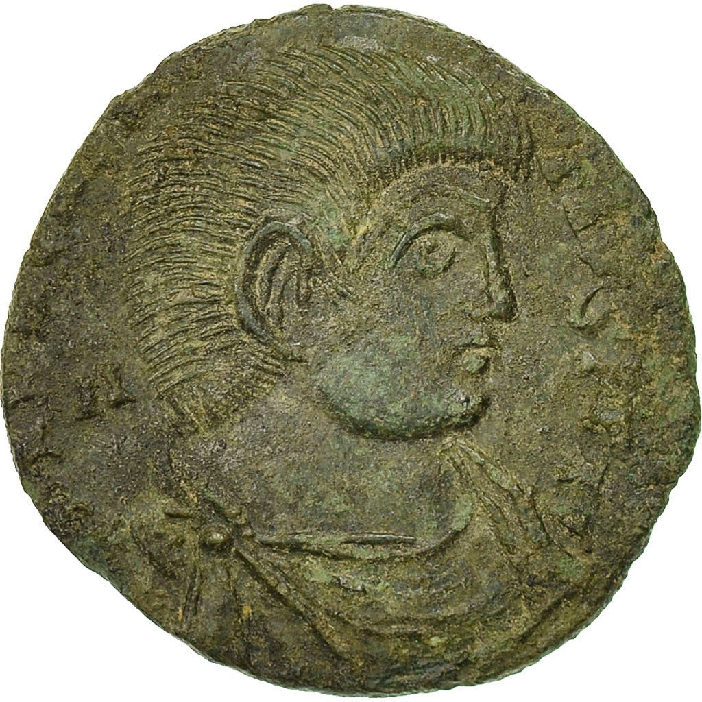 Münze, Magnentius, Maiorina, AD 351-352, Amiens, SS, Bronze, RIC:9