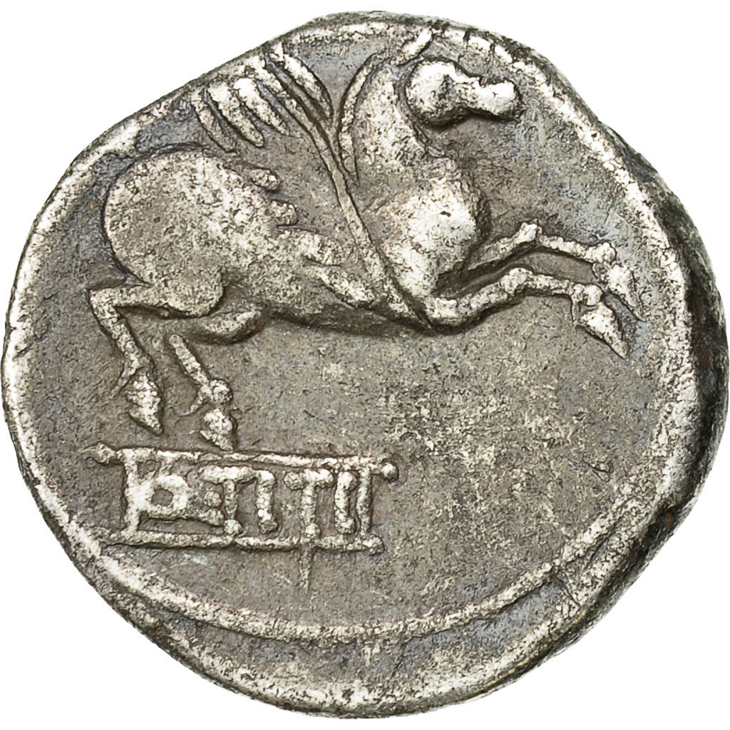 Coin, Titia, Denarius, Rome, EF(40-45), Silver, Crawford:341/2