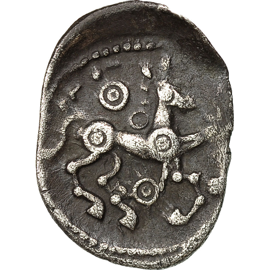 Coin, Ambiani, Denarius, VF(30-35), Silver, Delestrée:353