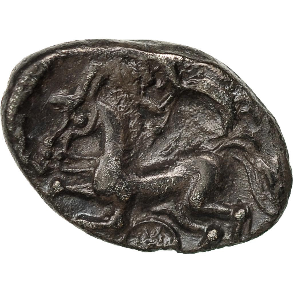 Coin, Ambiani, Denarius, VF(30-35), Silver, Delestrée:351