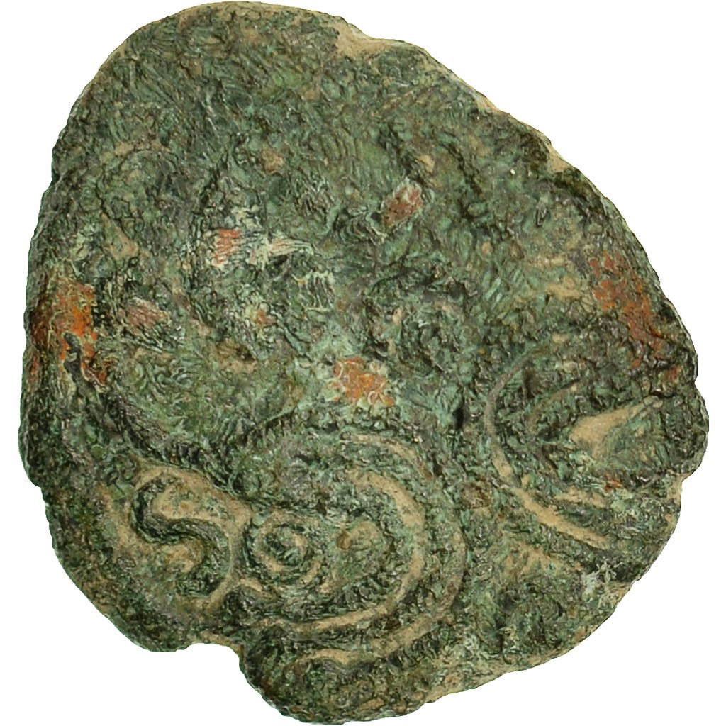 Coin, Ambiani, Bronze IMONO au cavalier, VF(30-35), Bronze, Delestrée:503