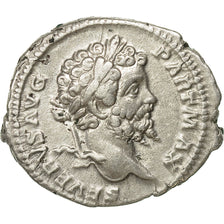 Coin, Septimius Severus, Denarius, AD 201, Rome, EF(40-45), Silver, RIC:167a