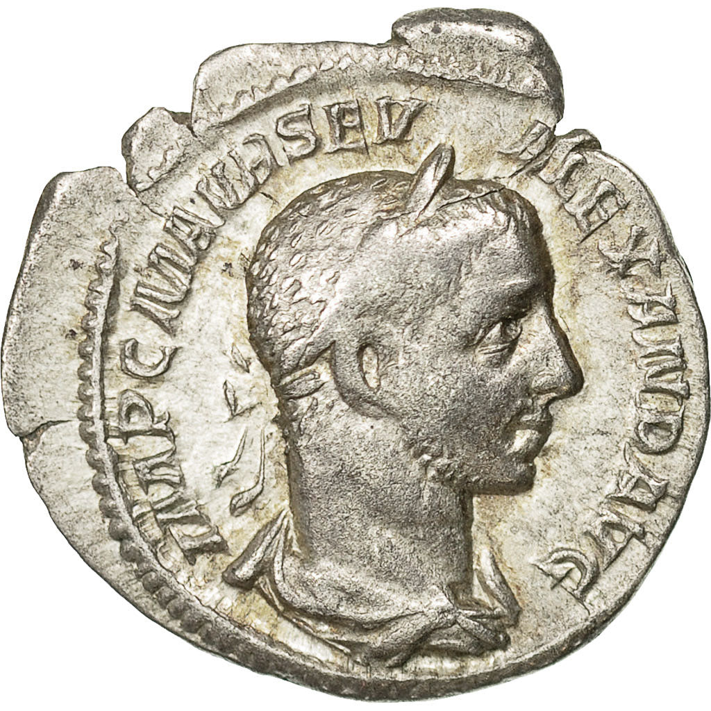 Coin, Severus Alexander, Denarius, AD 226, Rome, EF(40-45), Silver, RIC:127