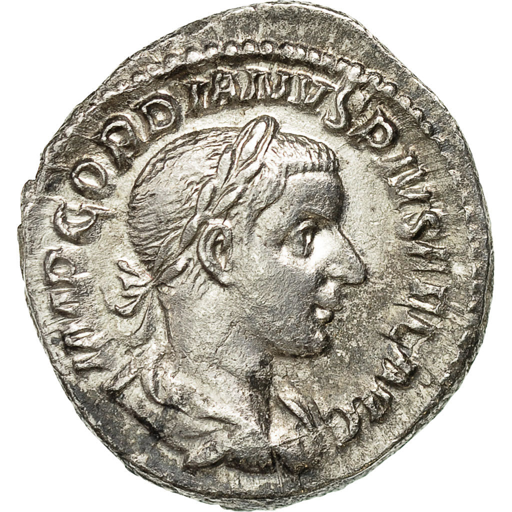 Münze, Gordian III, Denarius, AD 240-243, Rome, VZ, Silber, RIC:111