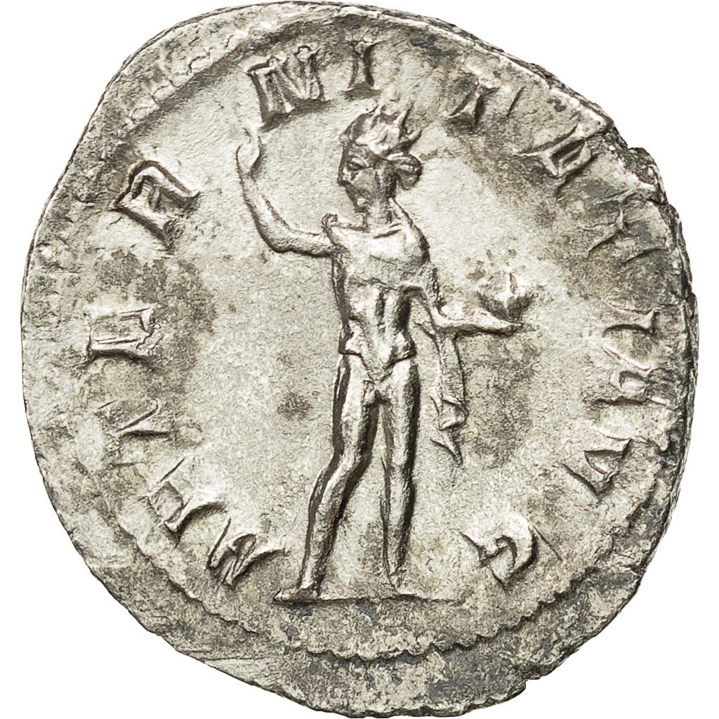 Münze, Gordian III, Denarius, AD 240-243, Rome, VZ, Silber, RIC:111